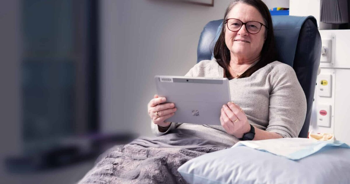 Educational computer tablets for cancer patients Flinders Foundation